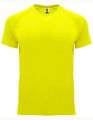 Heren Sportshirt Bahrain Roly CA0407 Fluo Yellow